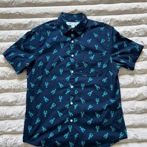 Old Navy Lobster Button Up Shirt Medium